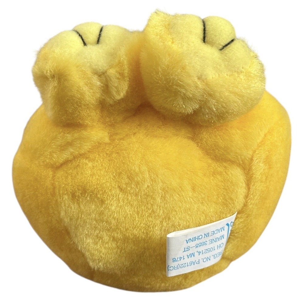 Swibco Puffkins Happy Face Bean Bag Plush Yellow Collectible with‎ Tags - Picture 5 of 8